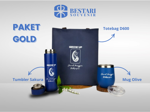 Paket Gold: Souvenir Stylish untuk Hangout Lebih Seru