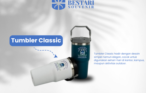 Tumbler Classic: Souvenir Sederhana dengan Kesan Elegan