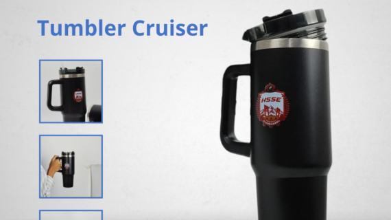 Tumbler Cruiser dengan Gagang Pegangan