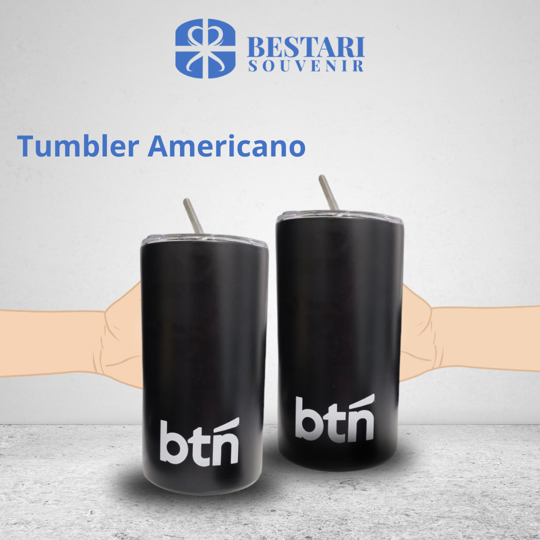 Tumbler Americano dengan Sedotan: Stylish, Praktis, dan Ramah Lingkungan