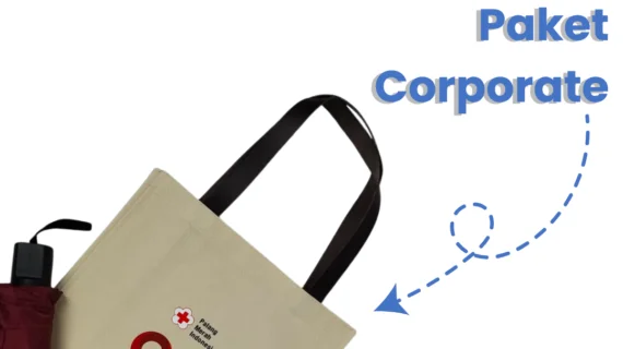 Paket Corporate: Souvenir Elegan Berisi Totebag D600, Payung UV, dan Tumbler Bowling